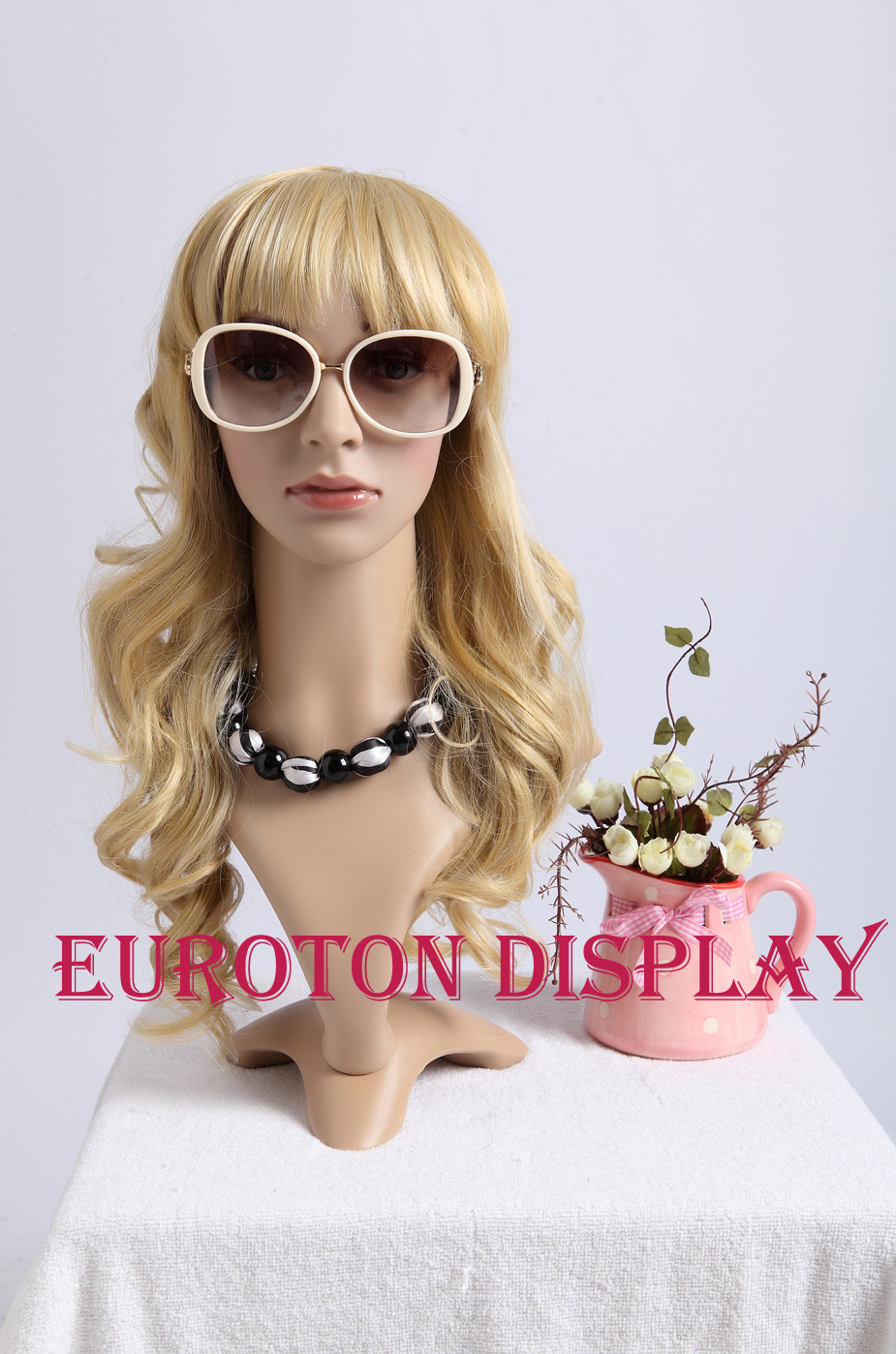 Eurohandisplay FD-2 Dekokopf Per/ückenkopf Schaufensterpuppe Mannequin weiblich